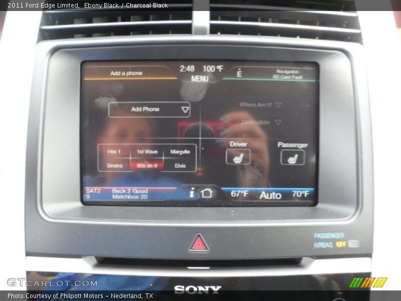 Navigation of 2011 Edge Limited