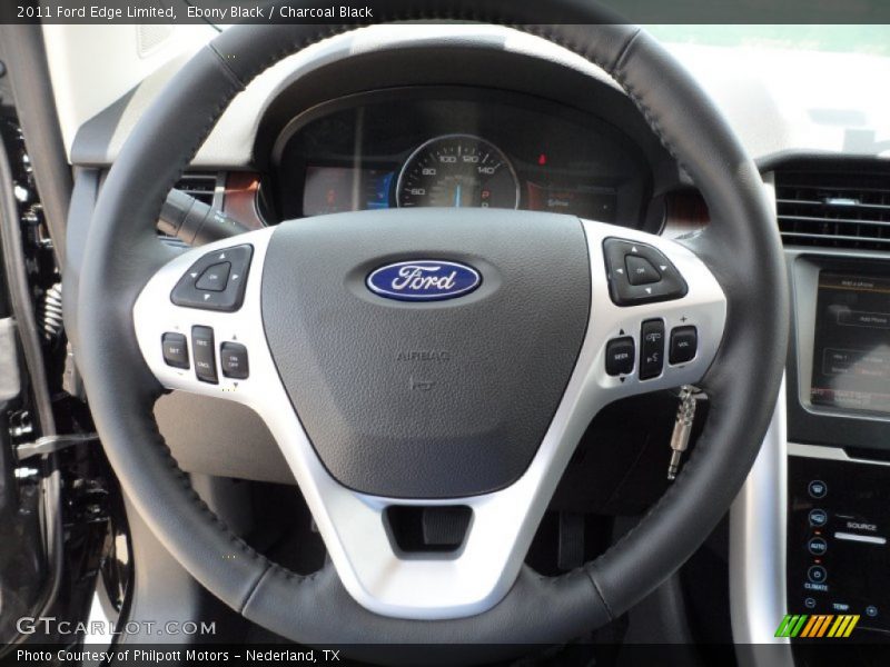 Ebony Black / Charcoal Black 2011 Ford Edge Limited