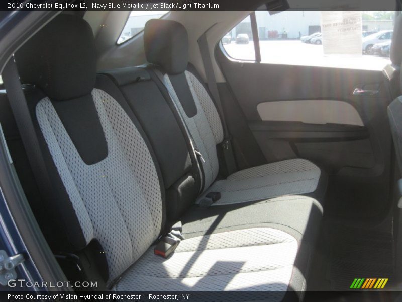 Navy Blue Metallic / Jet Black/Light Titanium 2010 Chevrolet Equinox LS