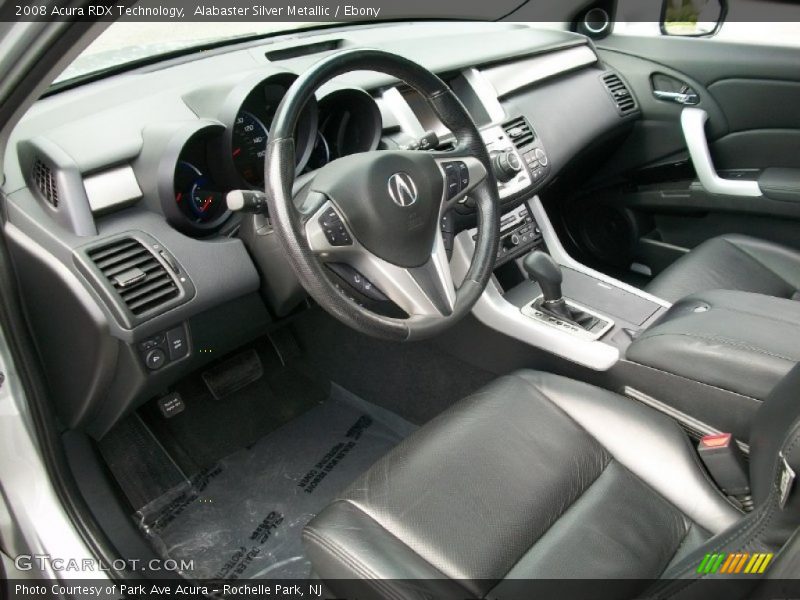 Alabaster Silver Metallic / Ebony 2008 Acura RDX Technology
