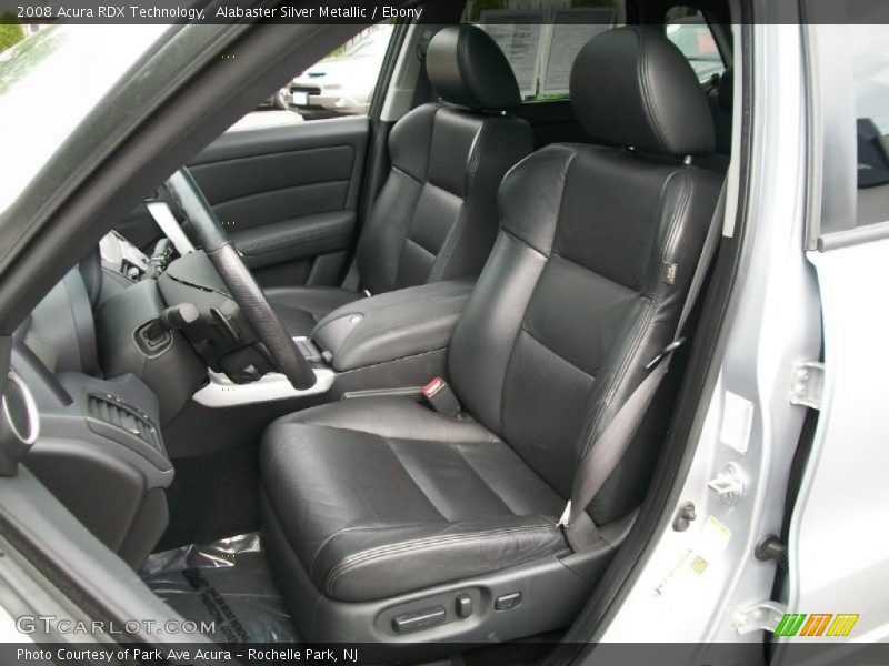 Alabaster Silver Metallic / Ebony 2008 Acura RDX Technology