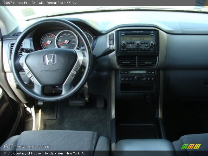 Formal Black / Gray 2007 Honda Pilot EX 4WD