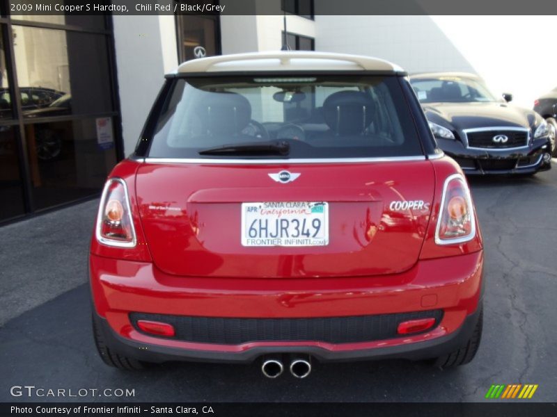 Chili Red / Black/Grey 2009 Mini Cooper S Hardtop