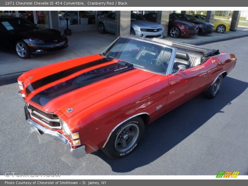 Front 3/4 View of 1971 Chevelle SS 454 Convertible