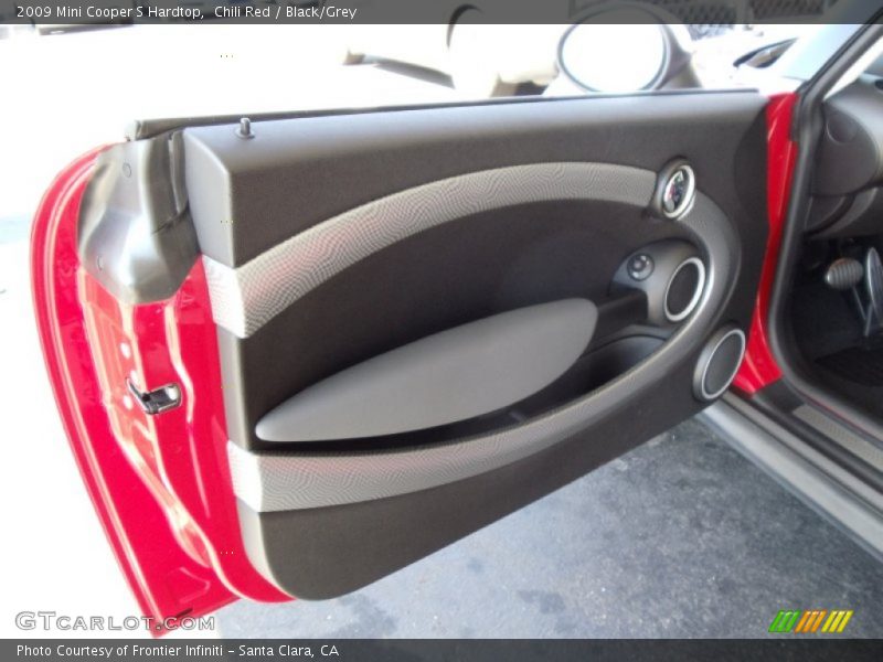 Chili Red / Black/Grey 2009 Mini Cooper S Hardtop