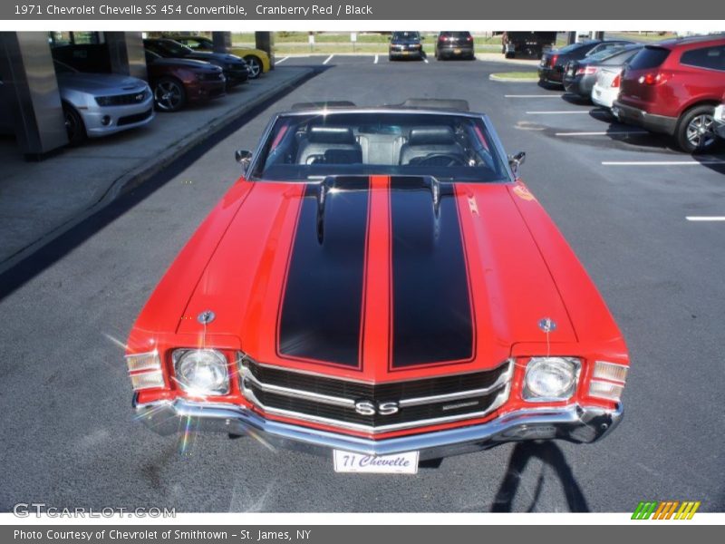 Cranberry Red / Black 1971 Chevrolet Chevelle SS 454 Convertible