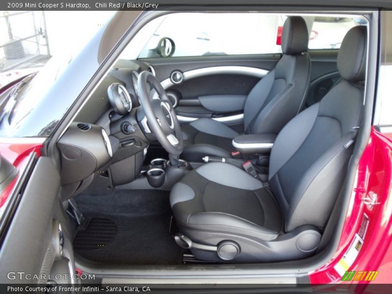 Chili Red / Black/Grey 2009 Mini Cooper S Hardtop