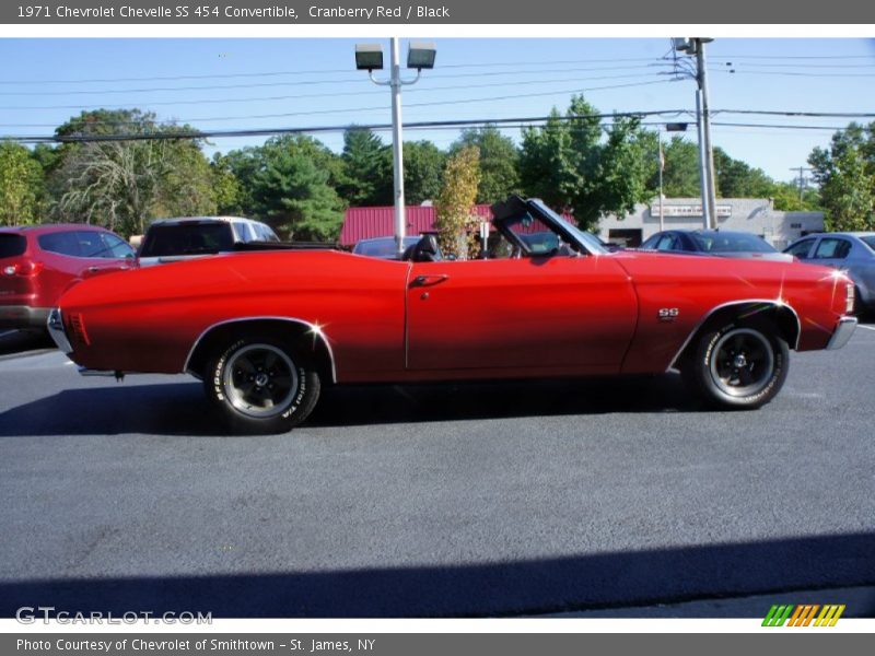  1971 Chevelle SS 454 Convertible Cranberry Red
