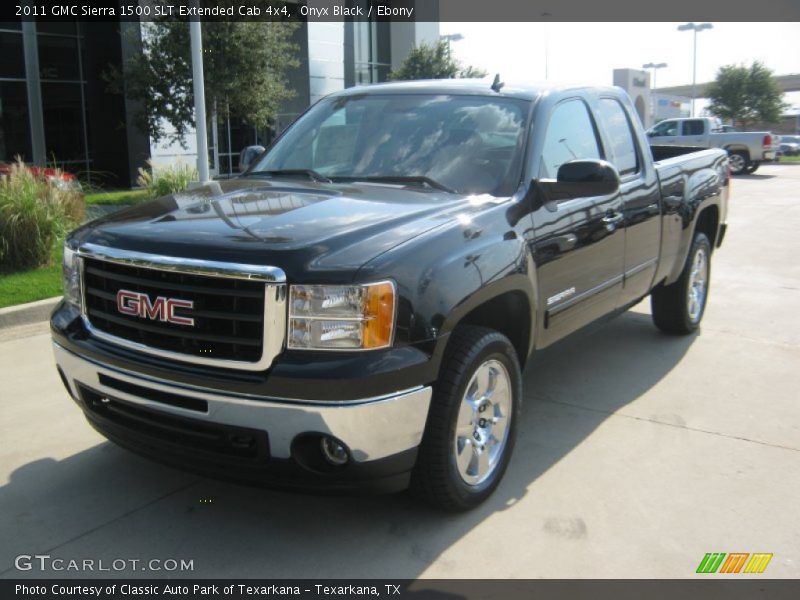 Onyx Black / Ebony 2011 GMC Sierra 1500 SLT Extended Cab 4x4