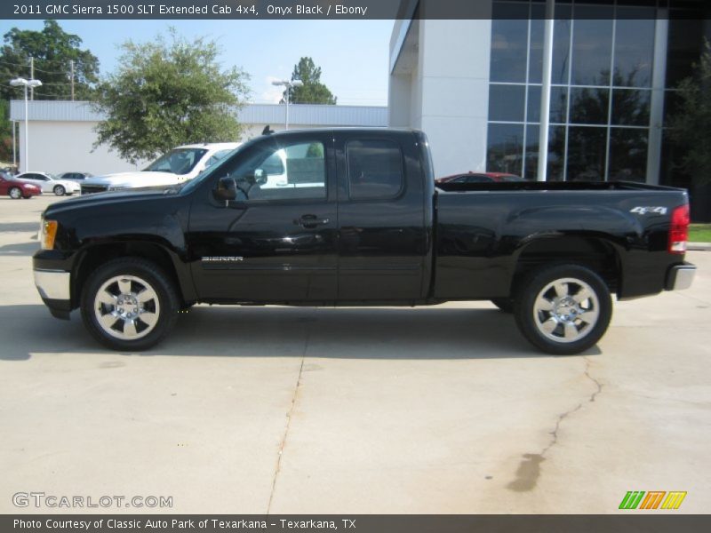 Onyx Black / Ebony 2011 GMC Sierra 1500 SLT Extended Cab 4x4