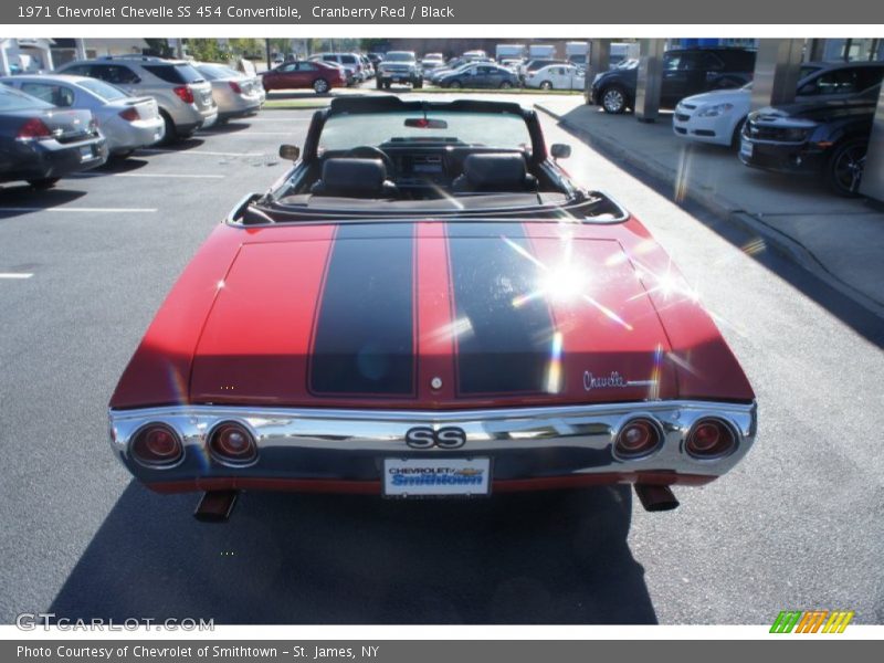 Cranberry Red / Black 1971 Chevrolet Chevelle SS 454 Convertible
