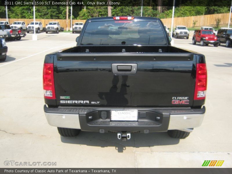 Onyx Black / Ebony 2011 GMC Sierra 1500 SLT Extended Cab 4x4