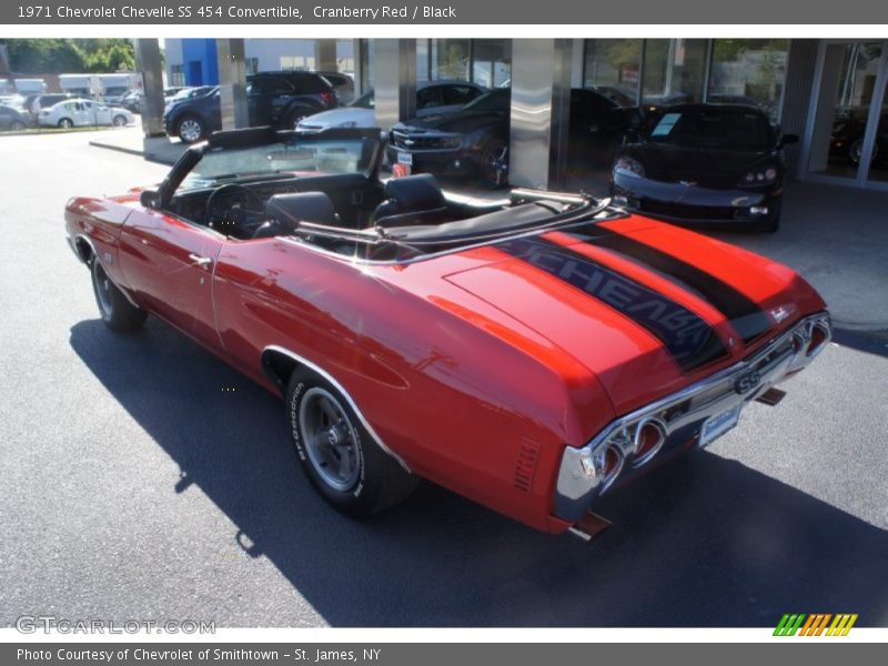 Cranberry Red / Black 1971 Chevrolet Chevelle SS 454 Convertible