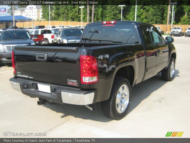 Onyx Black / Ebony 2011 GMC Sierra 1500 SLT Extended Cab 4x4