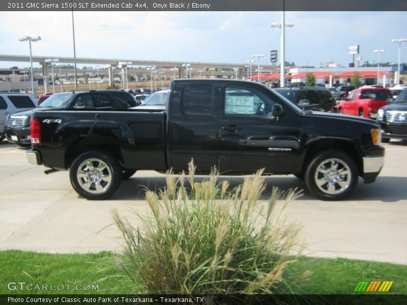 Onyx Black / Ebony 2011 GMC Sierra 1500 SLT Extended Cab 4x4