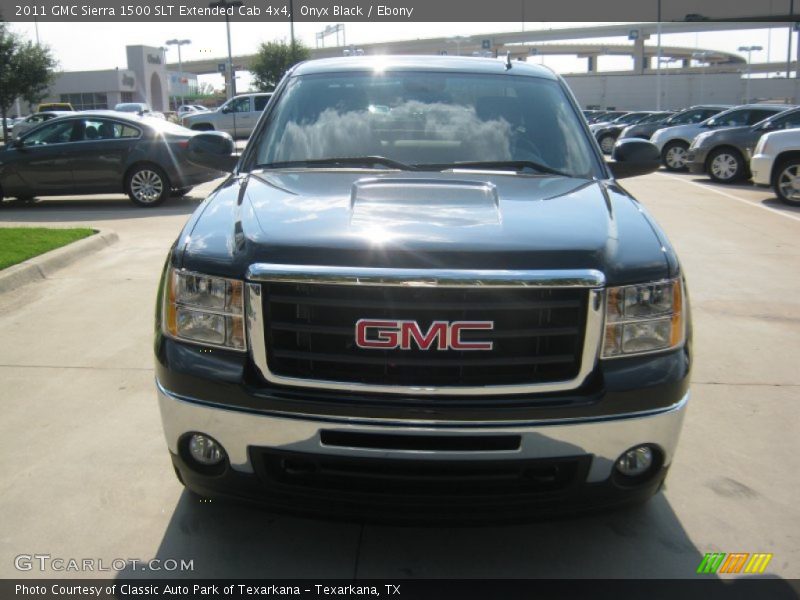 Onyx Black / Ebony 2011 GMC Sierra 1500 SLT Extended Cab 4x4