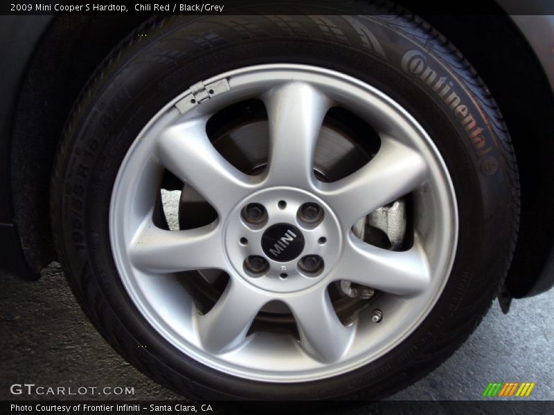 Chili Red / Black/Grey 2009 Mini Cooper S Hardtop