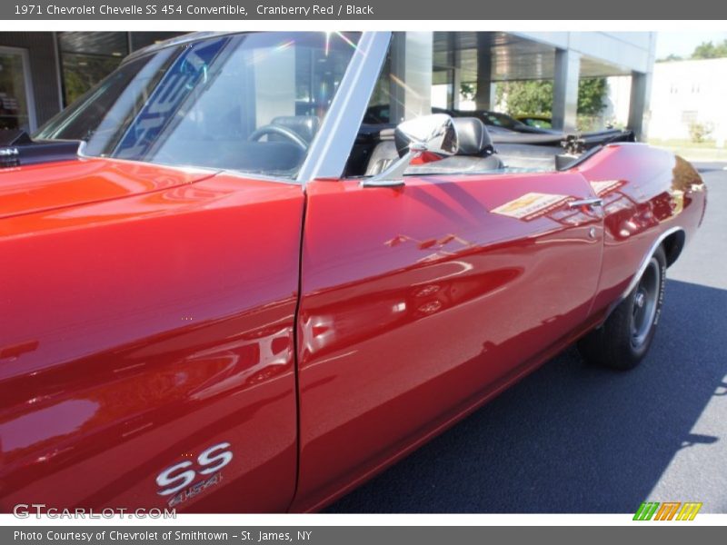 Cranberry Red / Black 1971 Chevrolet Chevelle SS 454 Convertible