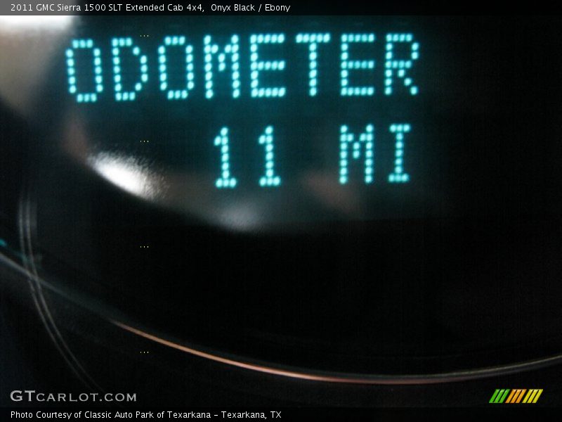 Onyx Black / Ebony 2011 GMC Sierra 1500 SLT Extended Cab 4x4