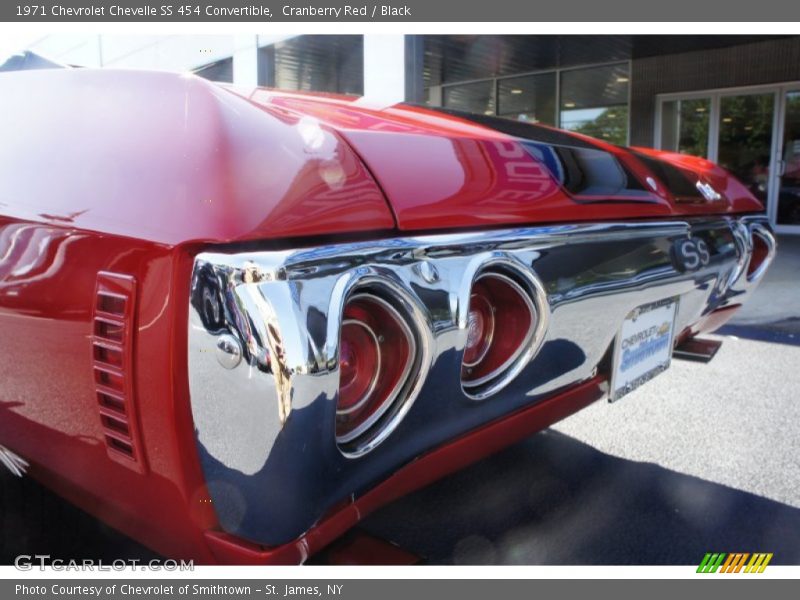 Cranberry Red / Black 1971 Chevrolet Chevelle SS 454 Convertible