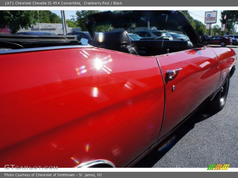 Cranberry Red / Black 1971 Chevrolet Chevelle SS 454 Convertible