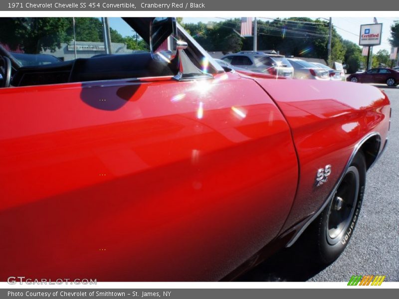 Cranberry Red / Black 1971 Chevrolet Chevelle SS 454 Convertible