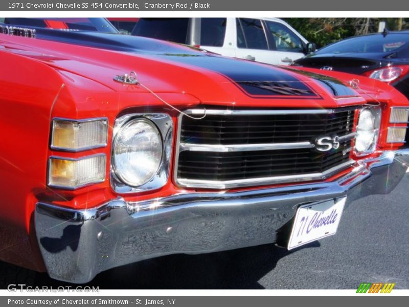 Cranberry Red / Black 1971 Chevrolet Chevelle SS 454 Convertible