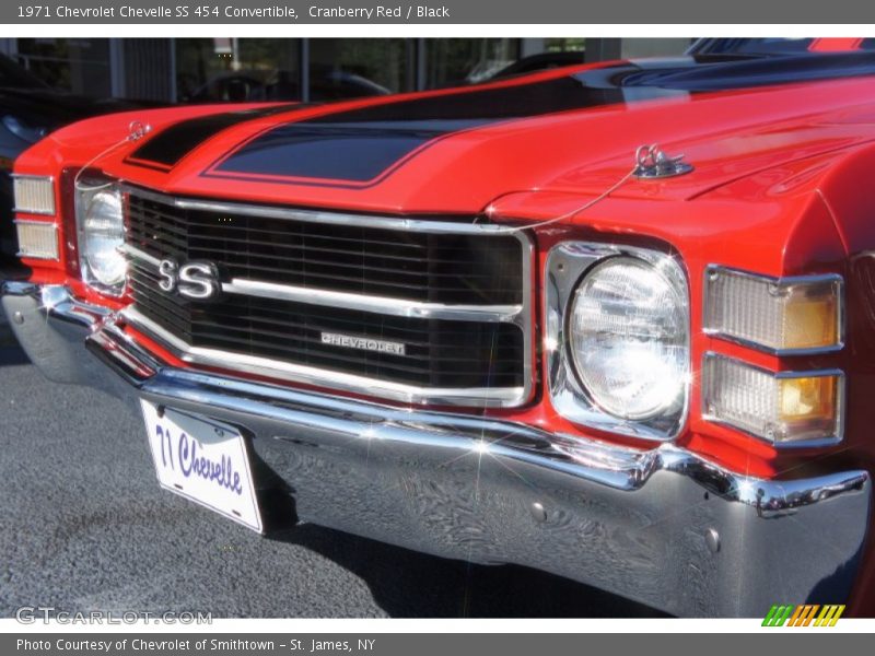Cranberry Red / Black 1971 Chevrolet Chevelle SS 454 Convertible