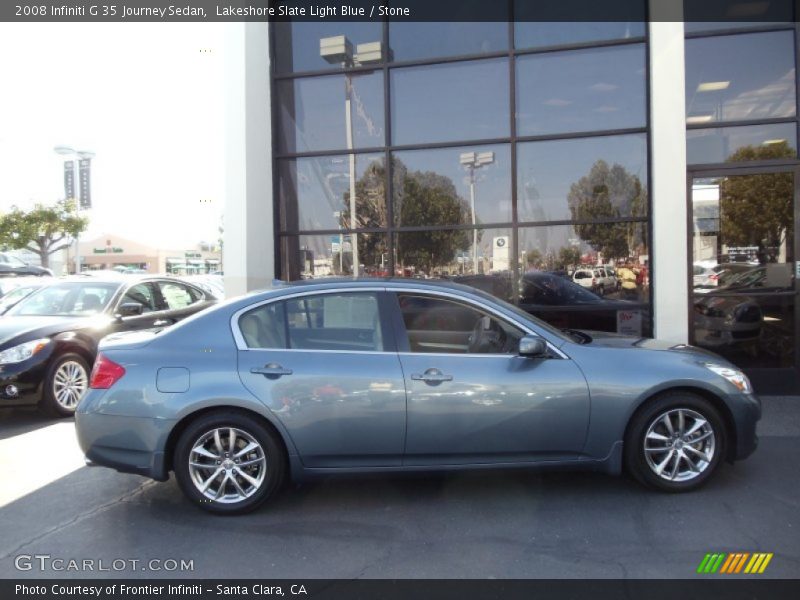 Lakeshore Slate Light Blue / Stone 2008 Infiniti G 35 Journey Sedan