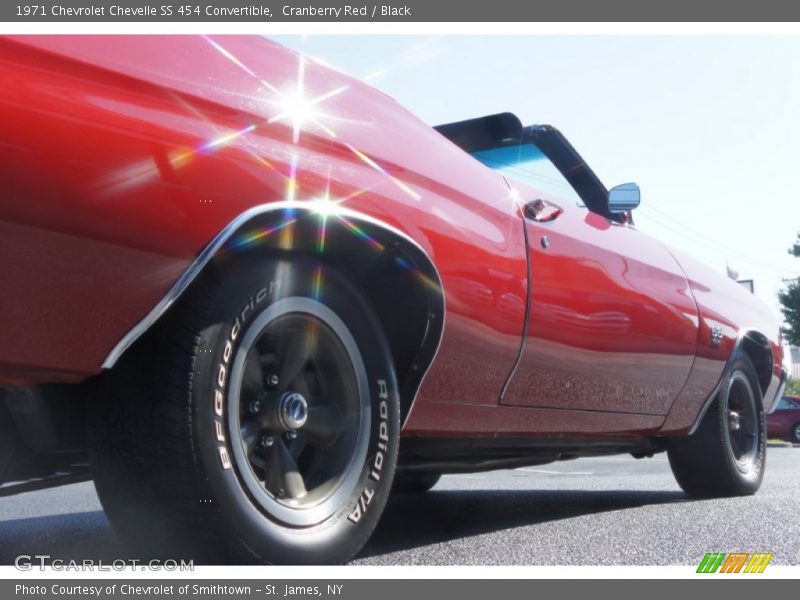Cranberry Red / Black 1971 Chevrolet Chevelle SS 454 Convertible