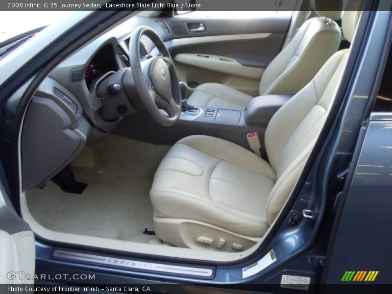 Lakeshore Slate Light Blue / Stone 2008 Infiniti G 35 Journey Sedan