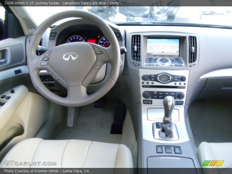 Lakeshore Slate Light Blue / Stone 2008 Infiniti G 35 Journey Sedan