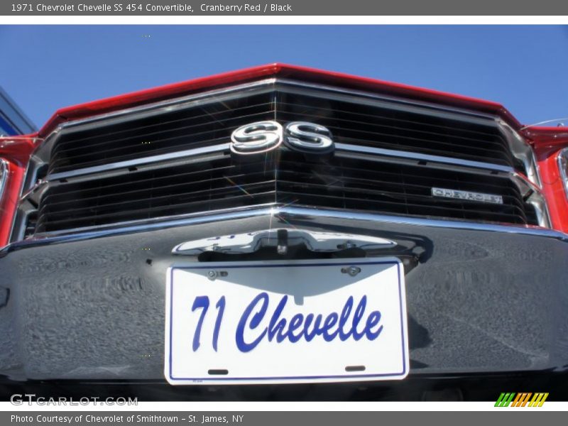 Cranberry Red / Black 1971 Chevrolet Chevelle SS 454 Convertible