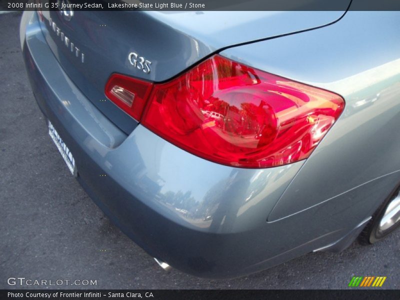 Lakeshore Slate Light Blue / Stone 2008 Infiniti G 35 Journey Sedan