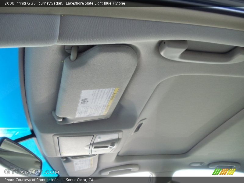 Lakeshore Slate Light Blue / Stone 2008 Infiniti G 35 Journey Sedan