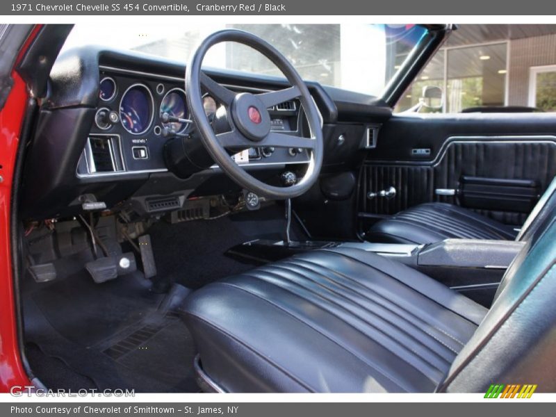  1971 Chevelle SS 454 Convertible Black Interior