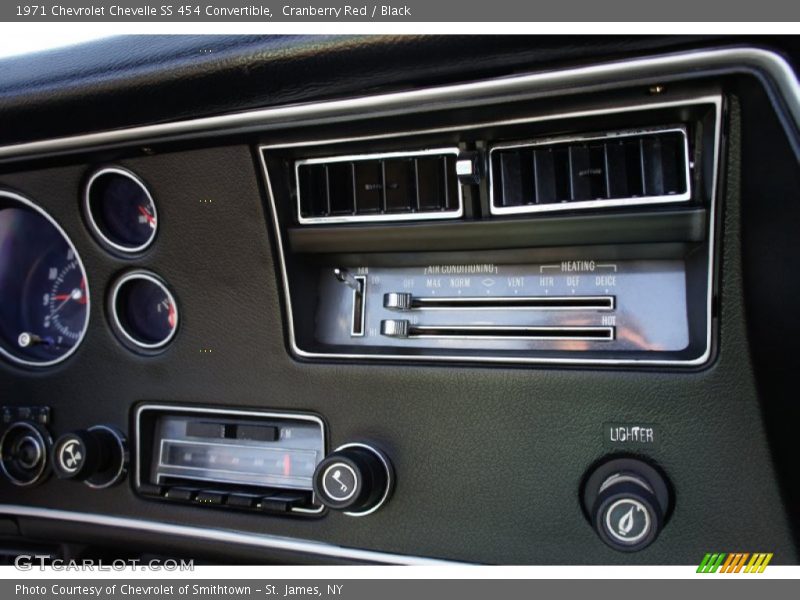 Controls of 1971 Chevelle SS 454 Convertible