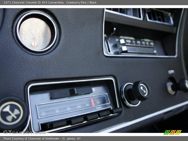 Controls of 1971 Chevelle SS 454 Convertible