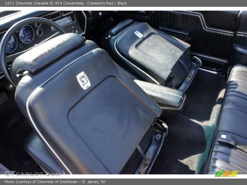  1971 Chevelle SS 454 Convertible Black Interior