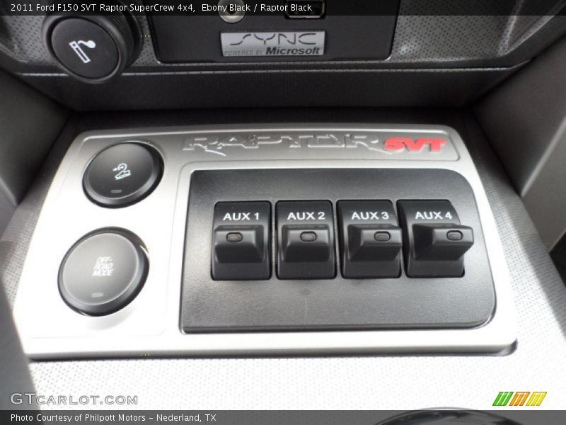 Controls of 2011 F150 SVT Raptor SuperCrew 4x4