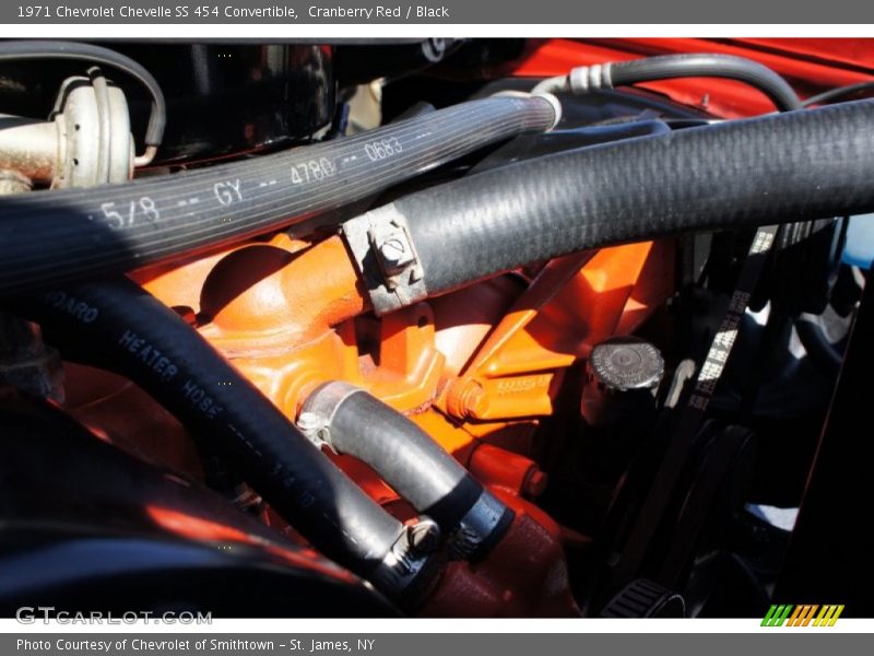 Cranberry Red / Black 1971 Chevrolet Chevelle SS 454 Convertible