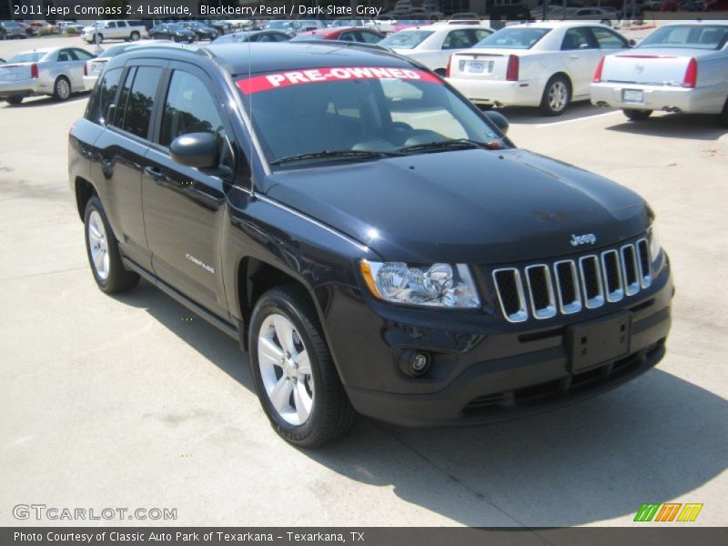 Blackberry Pearl / Dark Slate Gray 2011 Jeep Compass 2.4 Latitude