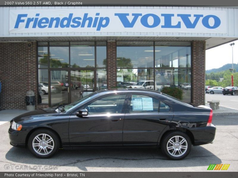 Black / Graphite 2007 Volvo S60 2.5T AWD