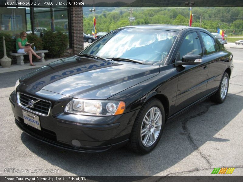 Black / Graphite 2007 Volvo S60 2.5T AWD