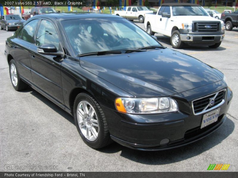 Black / Graphite 2007 Volvo S60 2.5T AWD