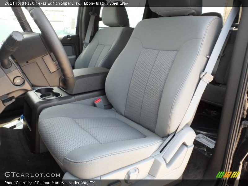 Ebony Black / Steel Gray 2011 Ford F150 Texas Edition SuperCrew