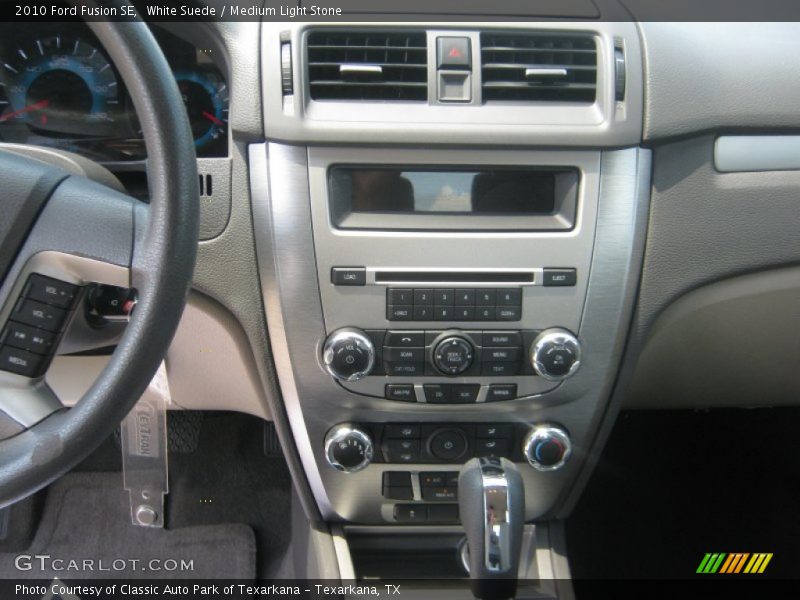 White Suede / Medium Light Stone 2010 Ford Fusion SE