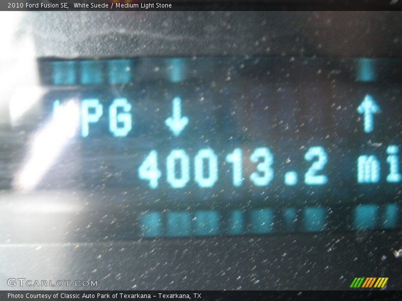 White Suede / Medium Light Stone 2010 Ford Fusion SE