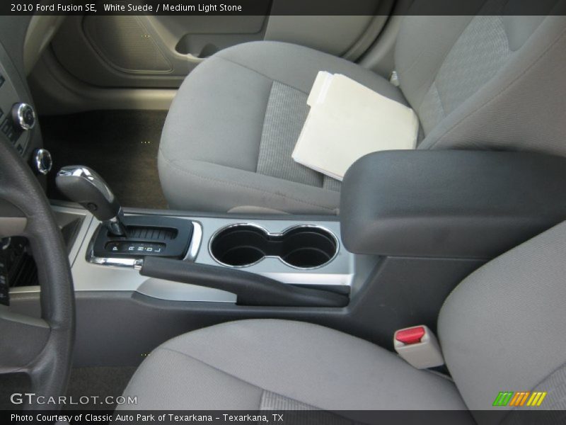White Suede / Medium Light Stone 2010 Ford Fusion SE