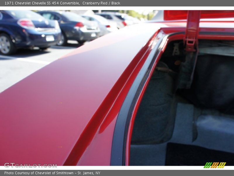 Cranberry Red / Black 1971 Chevrolet Chevelle SS 454 Convertible